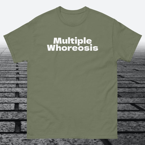 Multiple Whoreosis, Cotton T-shirt - JonesTees