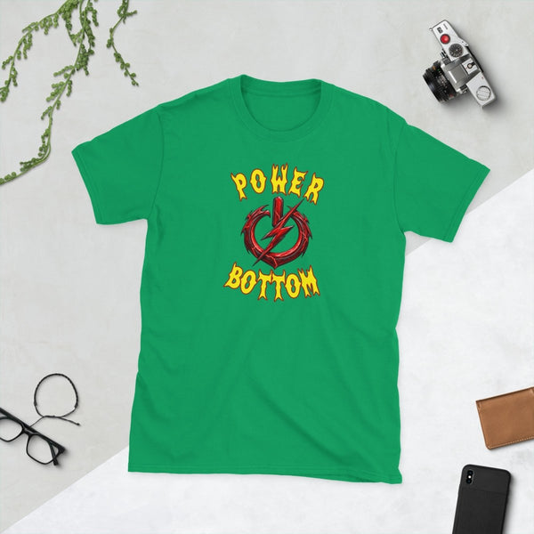 Power Bottom, Unisex Cotton T-shirt - JonesTees