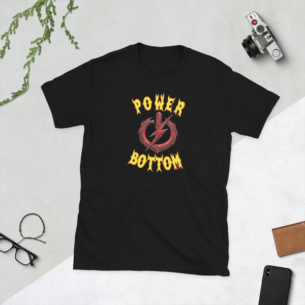 Power Bottom, Unisex Cotton T-shirt - JonesTees