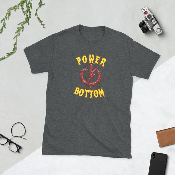 Power Bottom, Unisex Cotton T-shirt - JonesTees