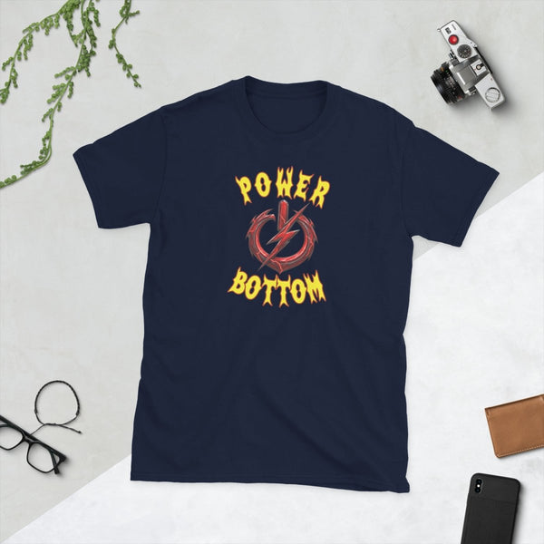 Power Bottom, Unisex Cotton T-shirt - JonesTees