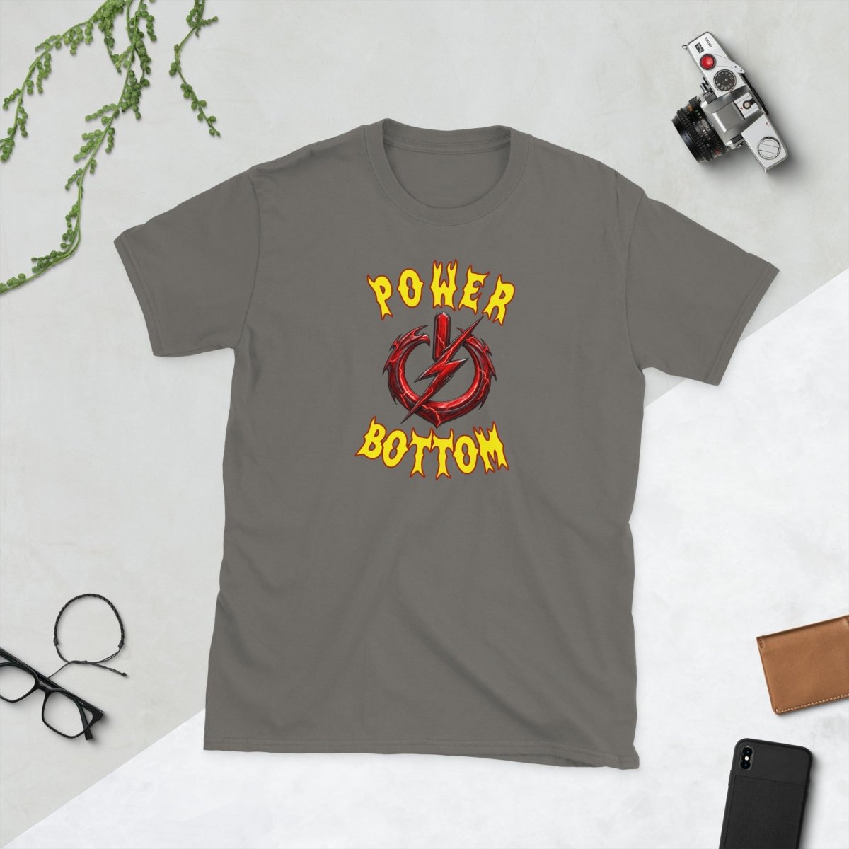 Power Bottom, Unisex Cotton T-shirt - JonesTees