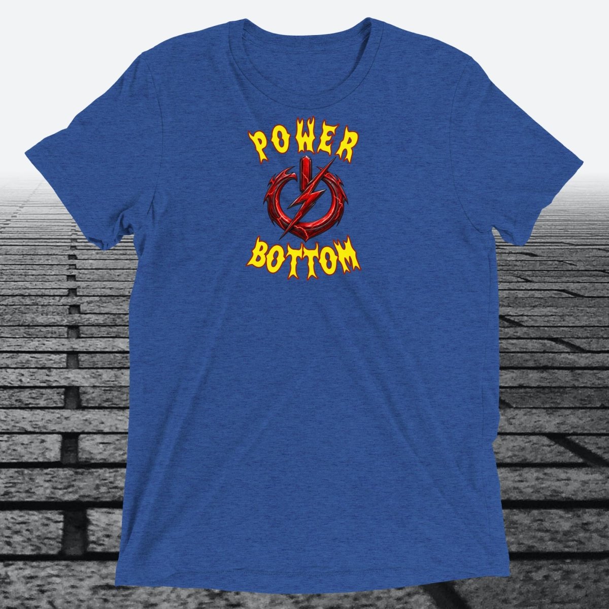 Power Bottom, Unisex Triblend T-shirt - JonesTees