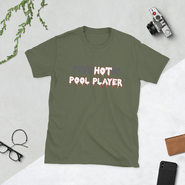 psycHOTic Pool Player — Funny Cotton T-Shirt | JonesTees - JonesTees