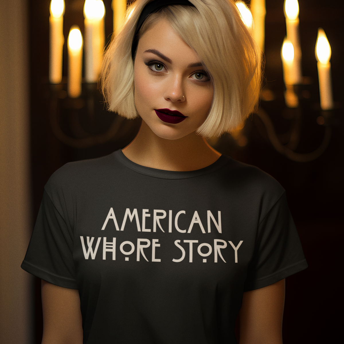 American Whore Story, Triblend T-shirt