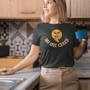Shooshing Angry Emoji with No One Cares, Triblend T-shirt - JonesTees
