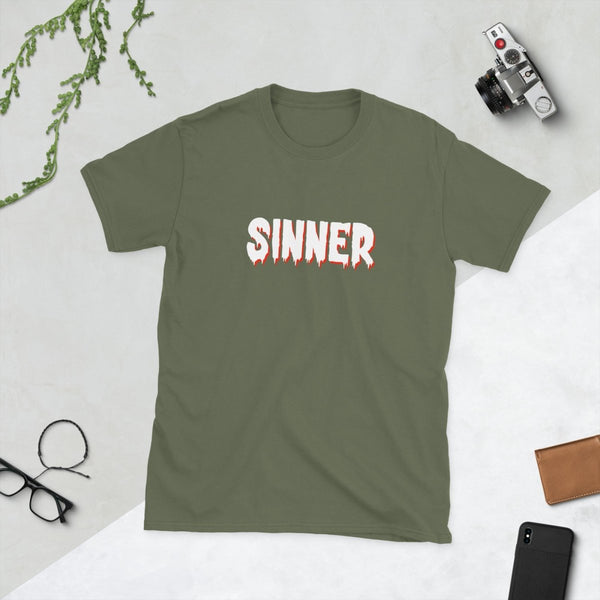 Sinner — Funny Cheeky Cotton T-Shirt | JonesTees - JonesTees