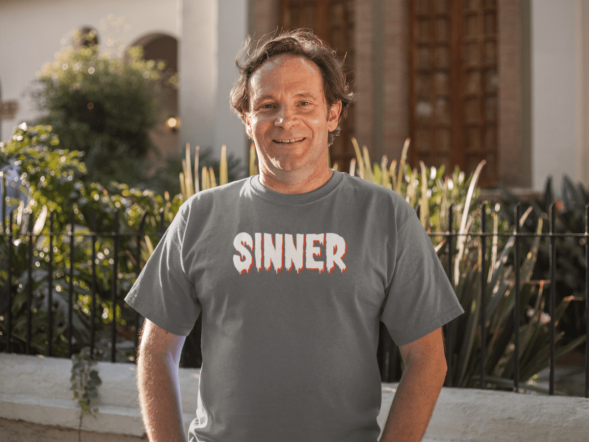 Sinner — Funny Cheeky Cotton T-Shirt | JonesTees - JonesTees