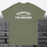 Surprise I'm Drunk, Cotton T-shirt - JonesTees