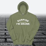 Surprise I'm Drunk, Hoodie Sweatshirt - JonesTees