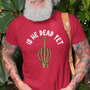 Is He Dead Yet with Middle Finger, Cotton T-shirt