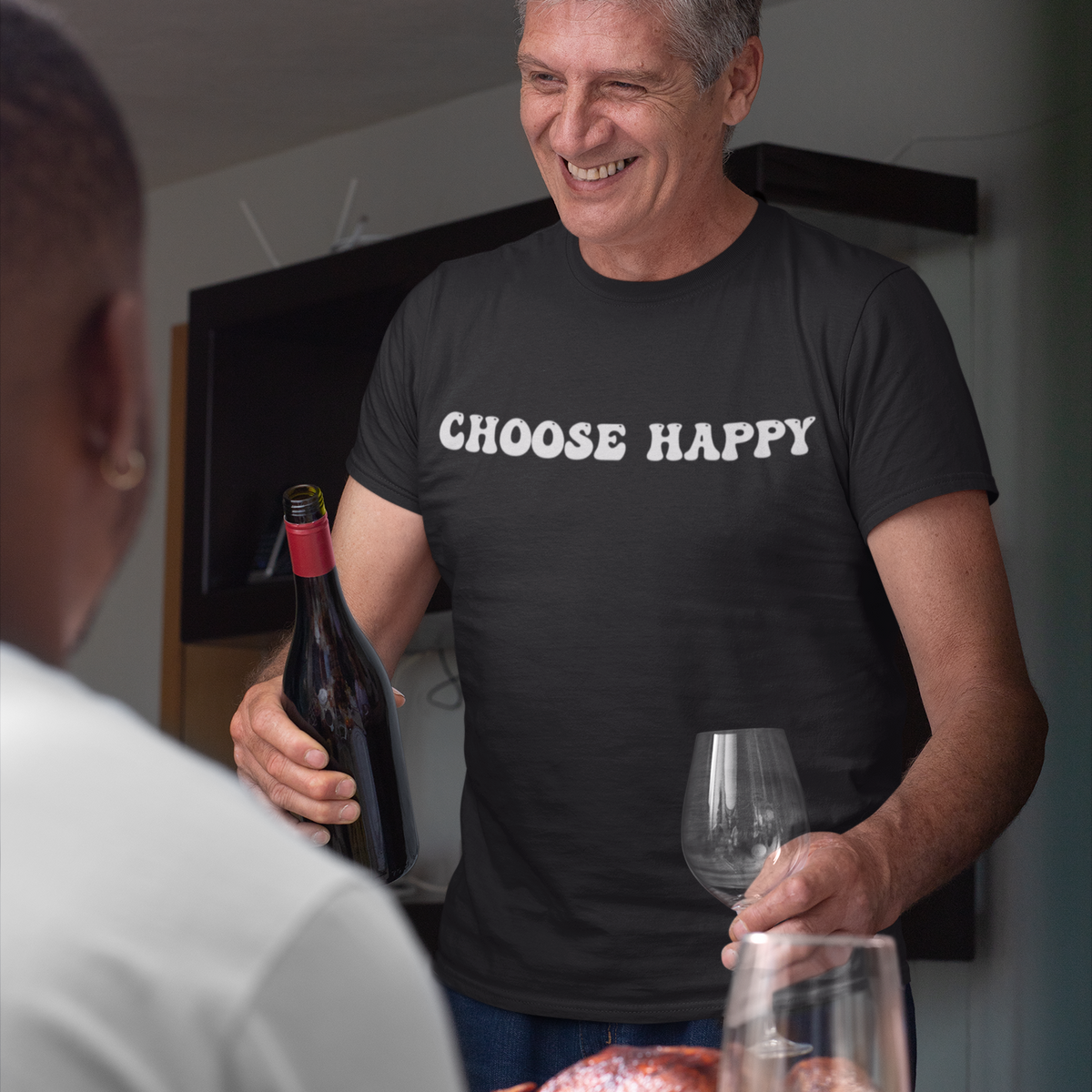 Choose Happy, Triblend T-shirt