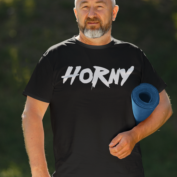 Horny, Triblend T-shirt