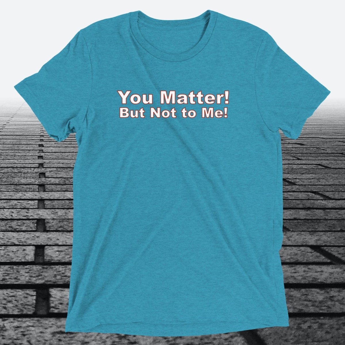You Matter! But not to me!, Triblend T-shirt - JonesTees